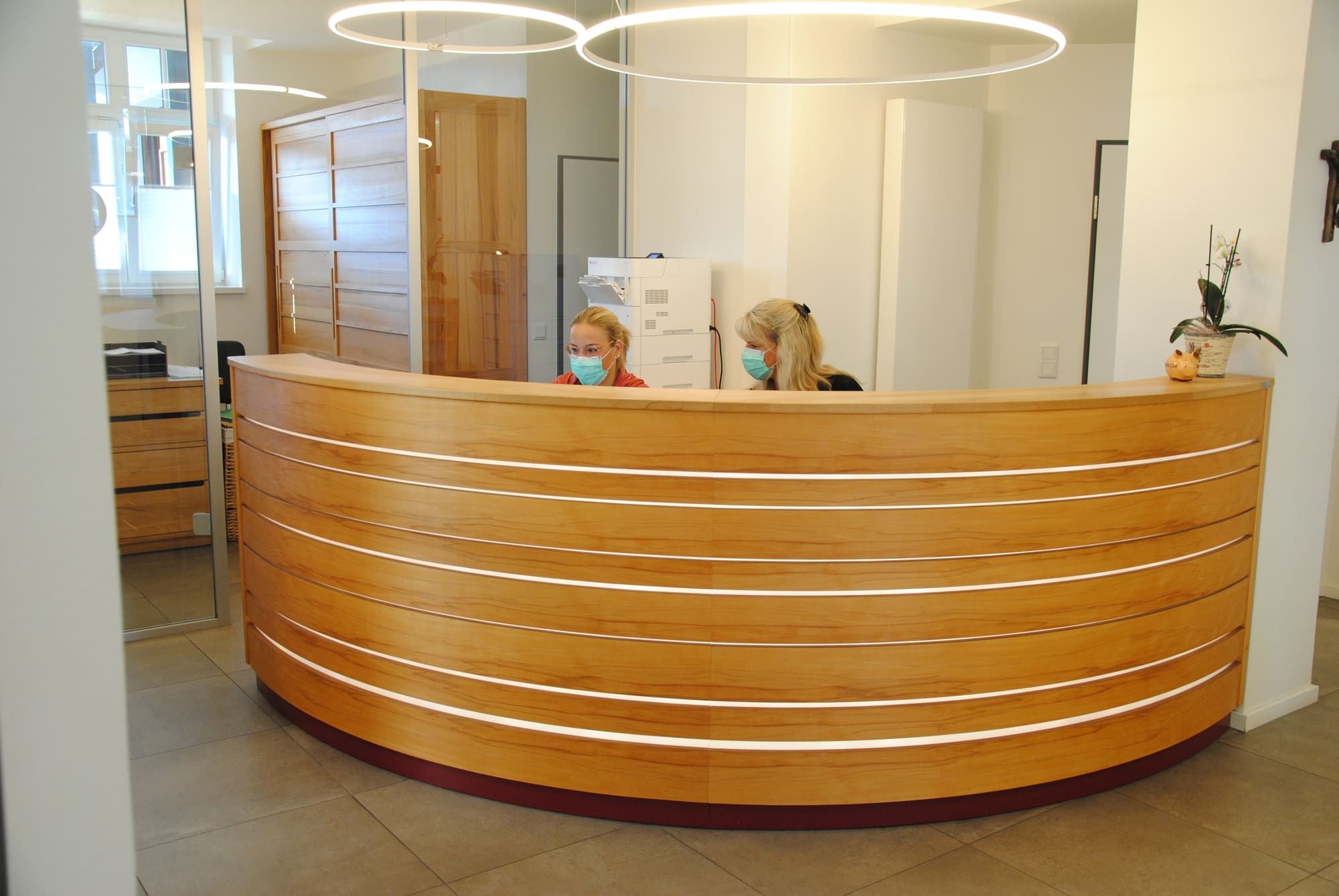 Innenaufnahme der Schwanenpraxis Olpe