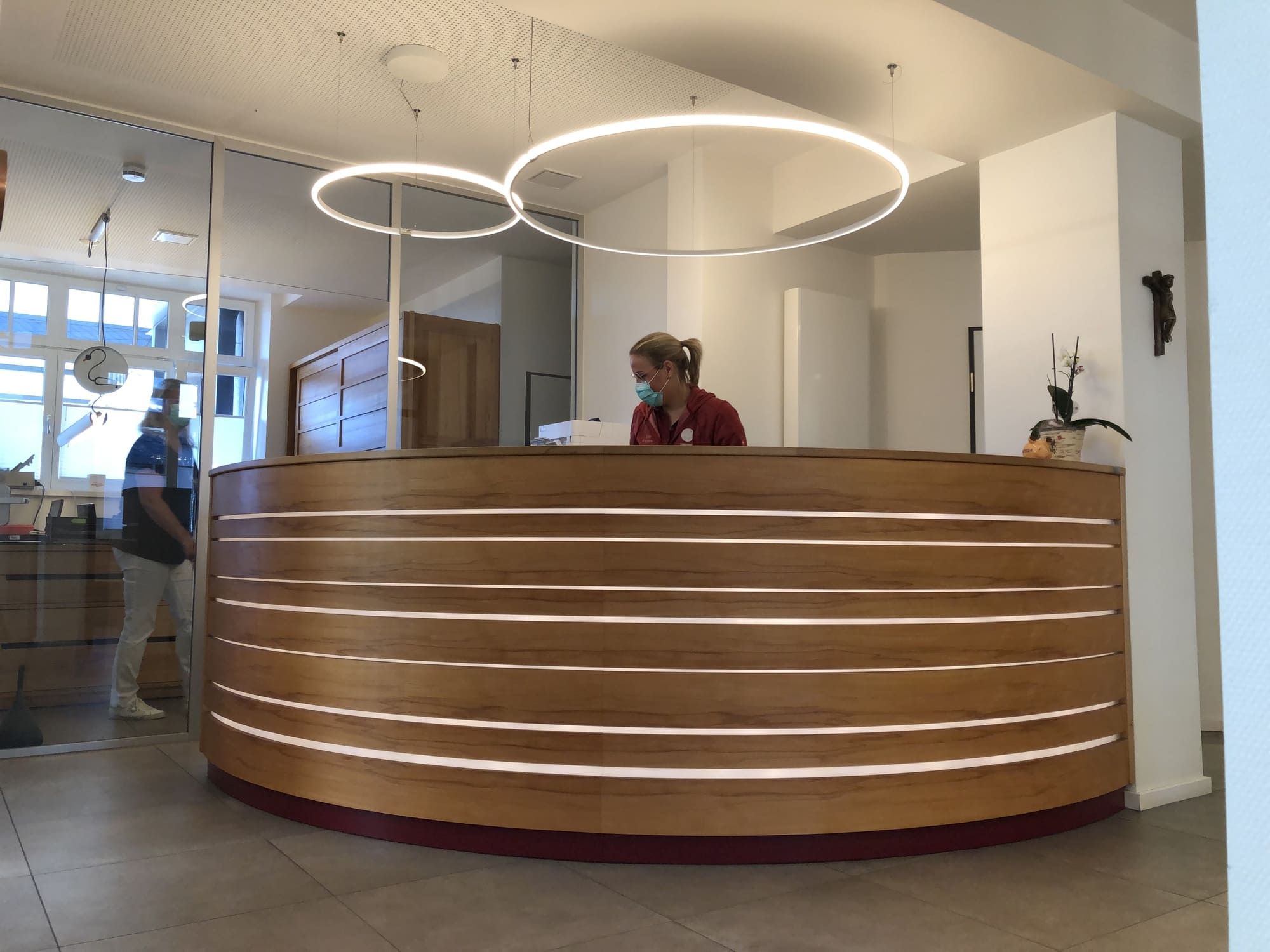 Innenaufnahme der Schwanenpraxis Olpe