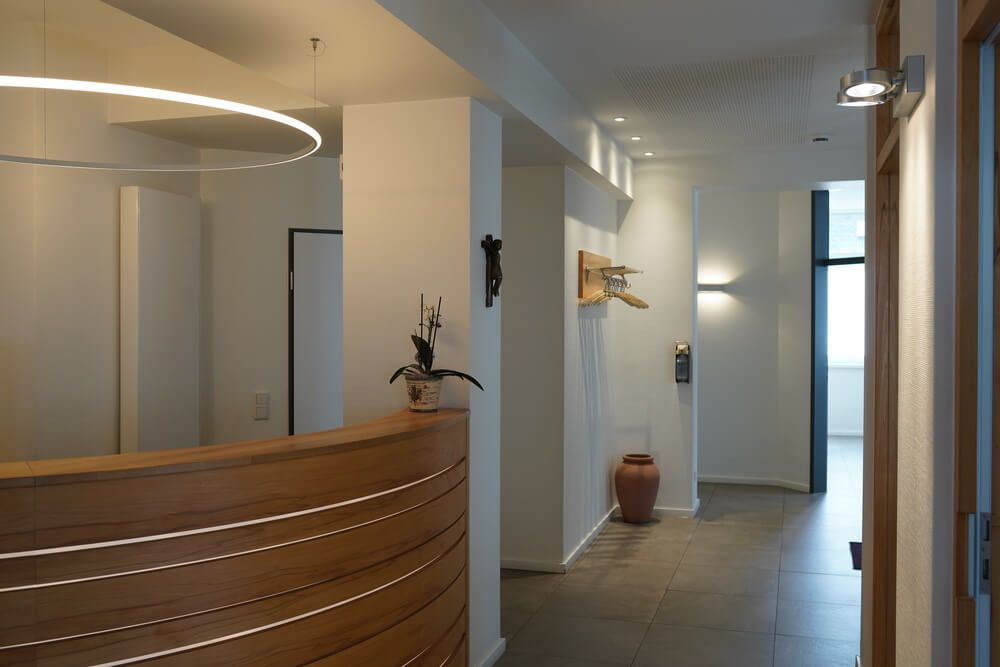 Innenaufnahme der Schwanenpraxis Olpe