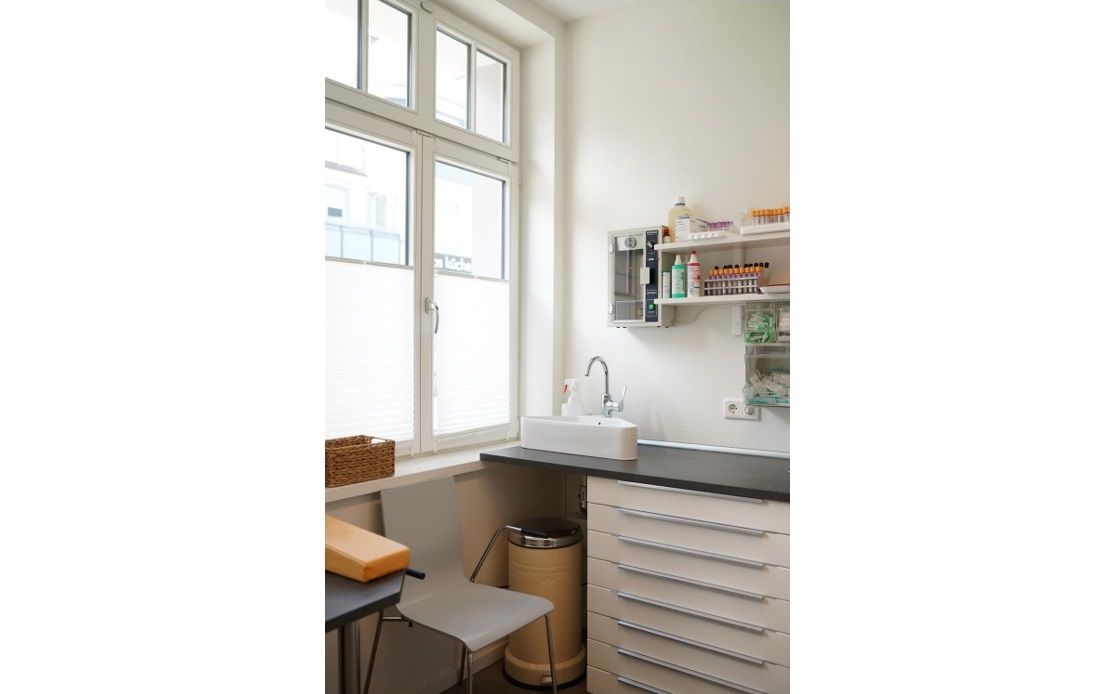 Innenaufnahme der Schwanenpraxis Olpe